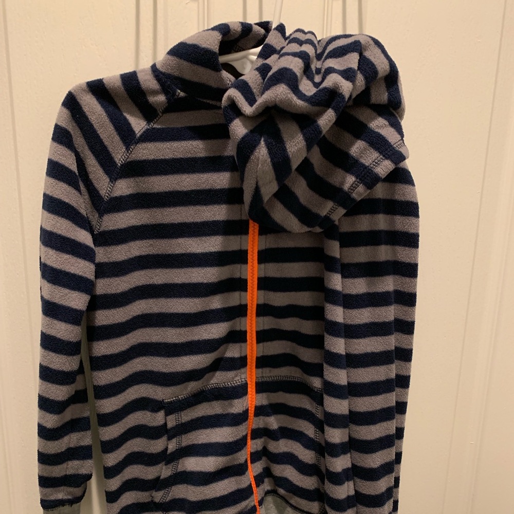 Fleece Mini Boden Hooded Jacket Size 6-7y